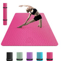 HAPBEAR Extra Large Yoga Mat - 6mm Thick Non-Slip TPE Exercise Mat
