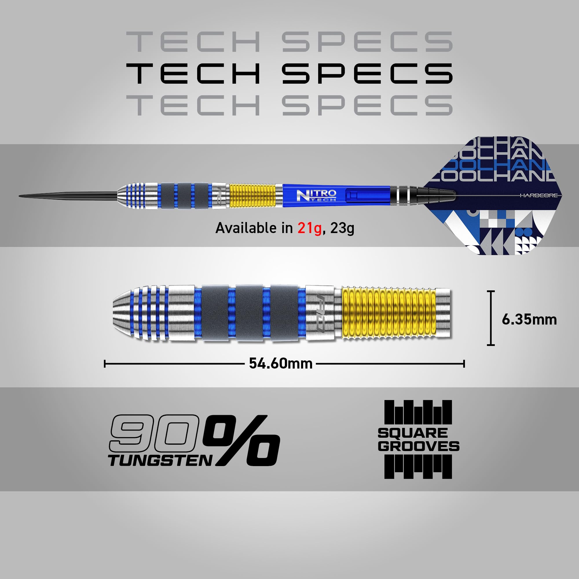 Red Dragon Luke Humphries 21g Tungsten Darts Set | Professional Darts