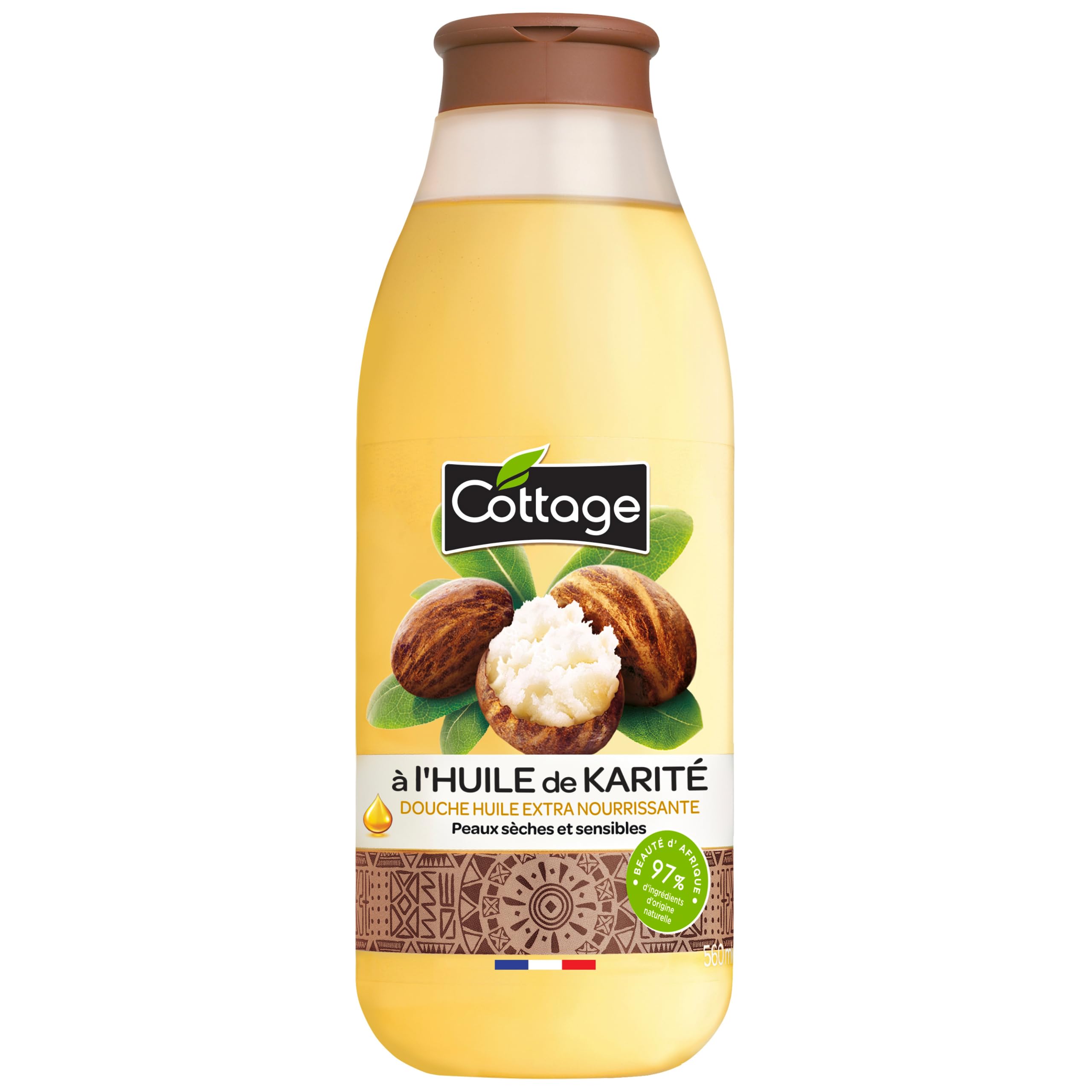 Cottage Shea Shower Oil – Extra Nourishing Body Wash for Dry Skin, 560ml