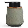 Autumnlife Ceramic Soap Dispenser – 12 oz Modern Refillable Pump, Green