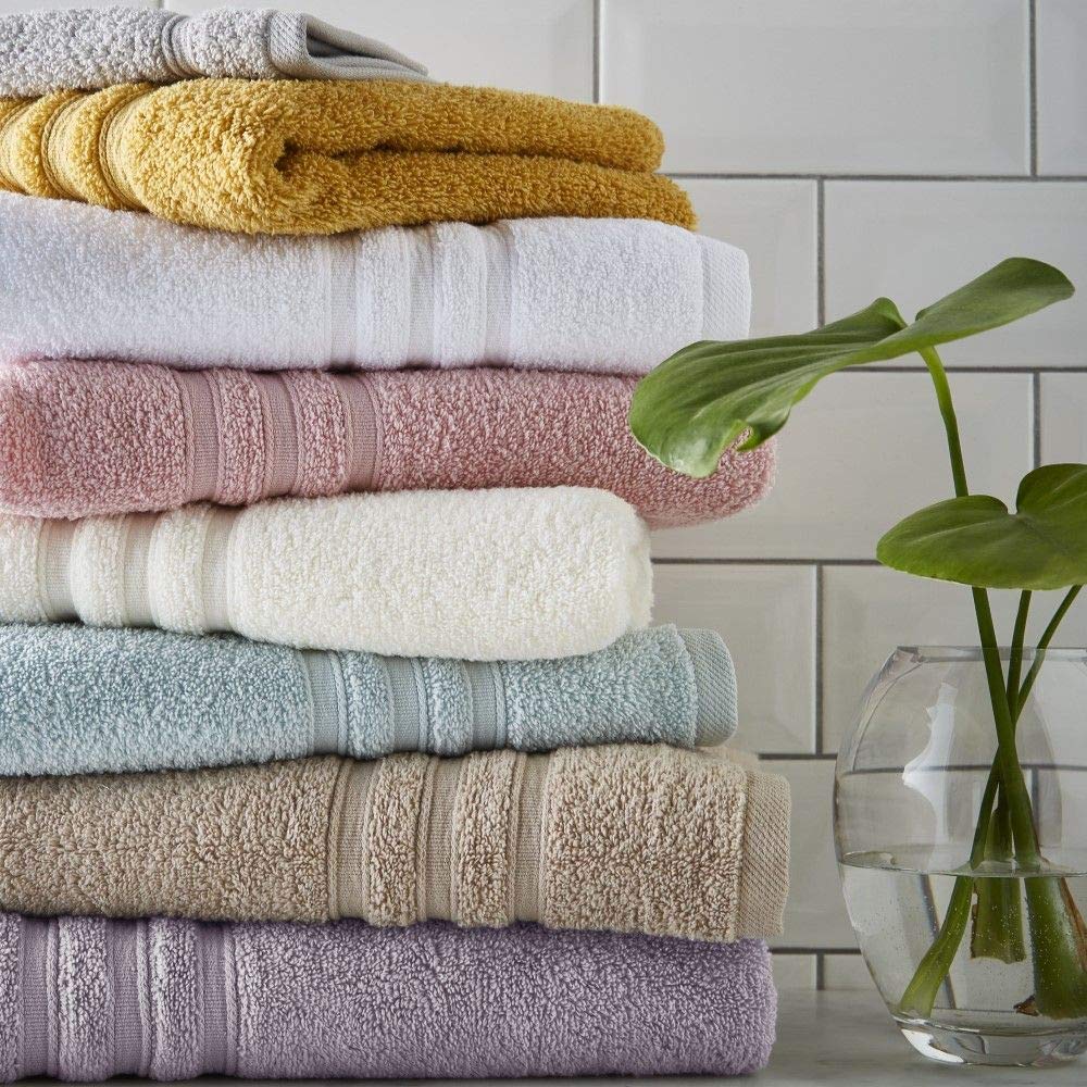 Catherine Lansfield Zero Twist Cotton 50x85cm Hand Towel Pink