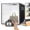 PULUZ 16" Photo Studio Light Box – Dimmable 160 LED Photography Kit