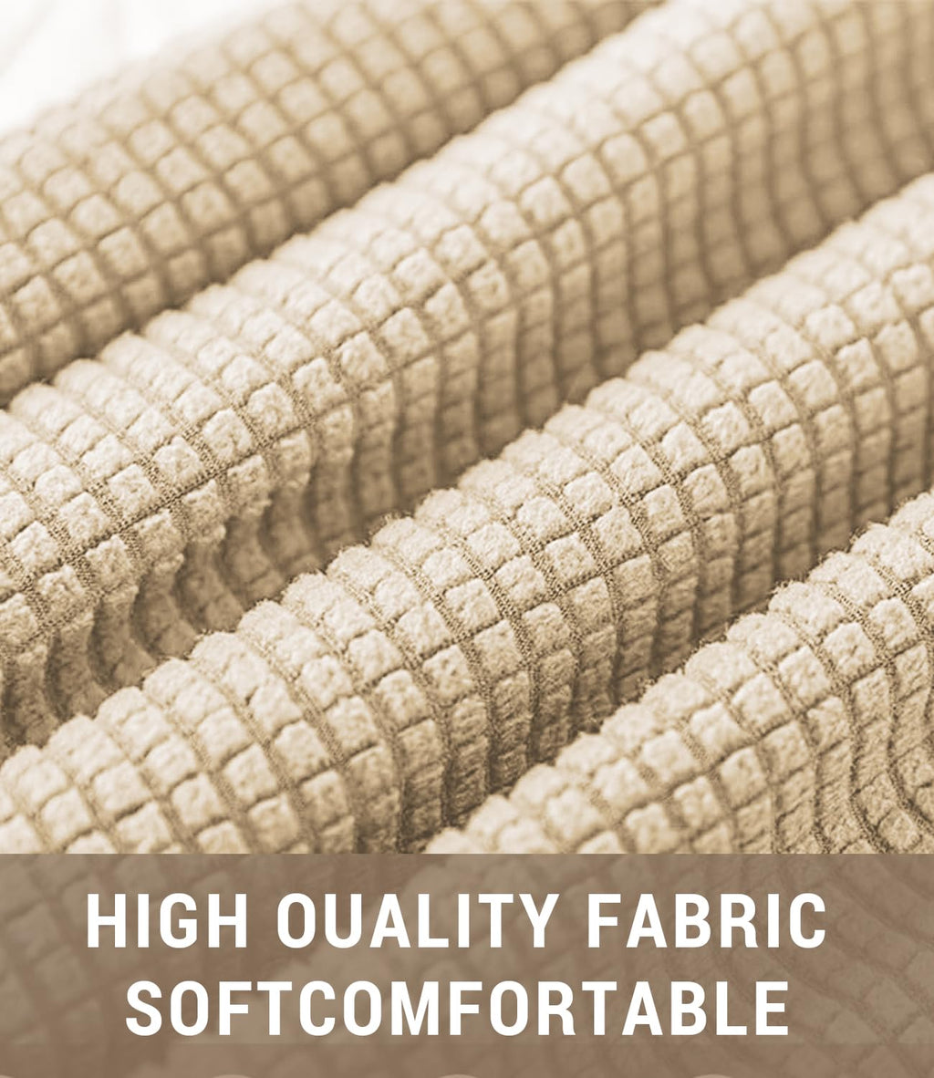 FANSU Headboard Cover for Single Double King Size Bed, Polar fleece Dustproof Headboard Wrap