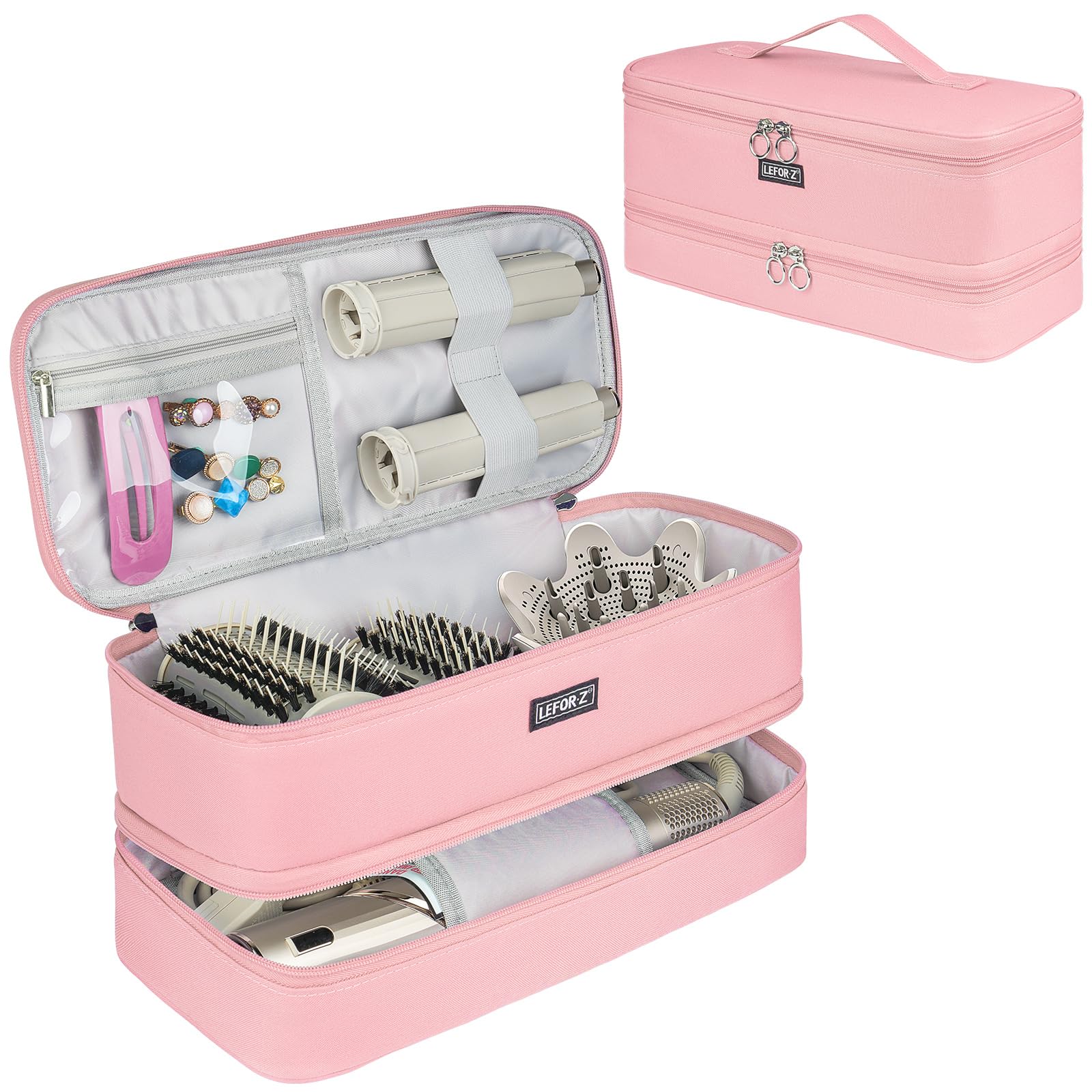 Jolof Store Travel Case for Shark Flexstyle & Dyson Airwrap - Double Layer