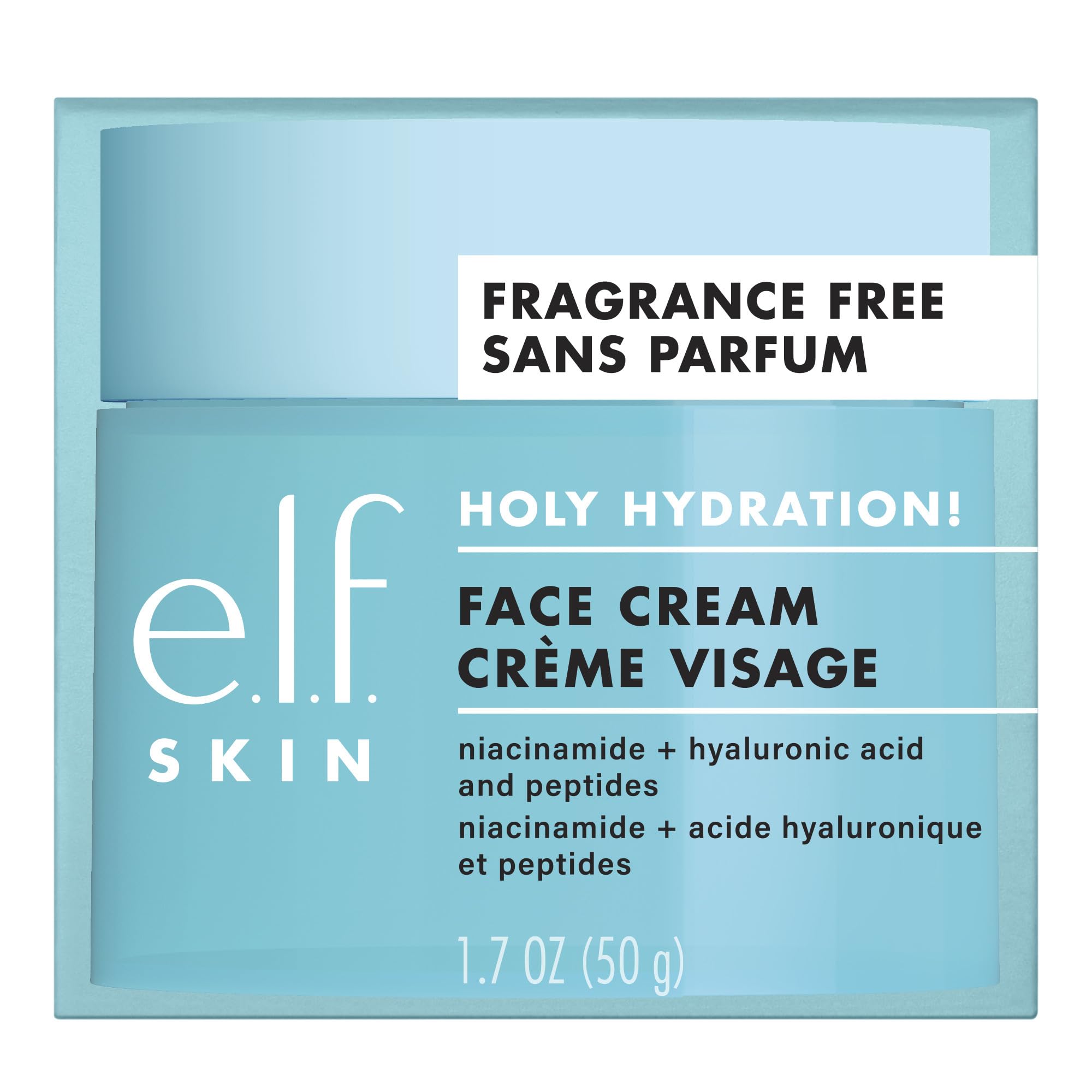 e.l.f. SKIN Holy Hydration! Face Cream | Hyaluronic Acid Moisturizer