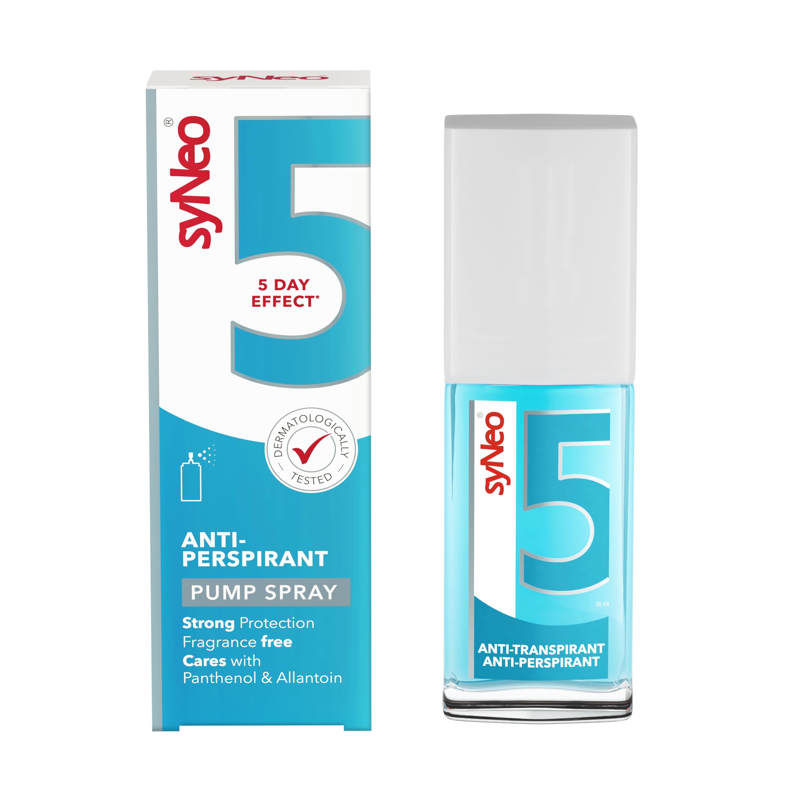 syNeo 5 Antiperspirant Unisex Pump Spray – Long-Lasting Sweat Protection