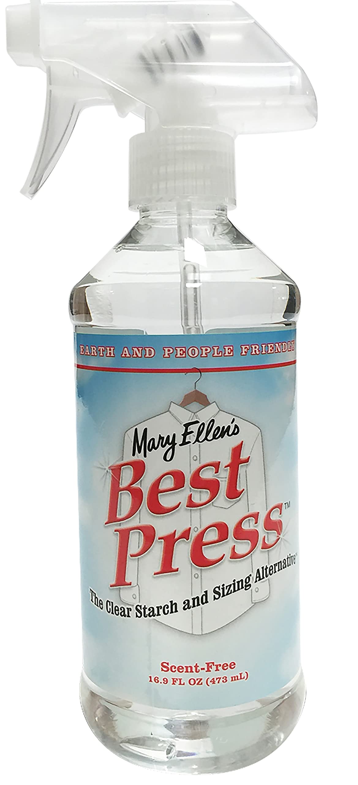 Mary Ellen's Best Press Clear Starch Alternative, Scent-Free – 499 ml