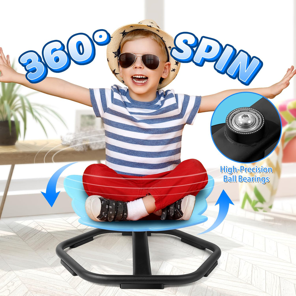 TERRAMUS Elephant Swivel Chair – 360 Sensory Sit and Spin Toy for Kids