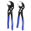 WORKPRO 2-Pack Water Pump Pliers & Adjustable Plumbers Wrench Set