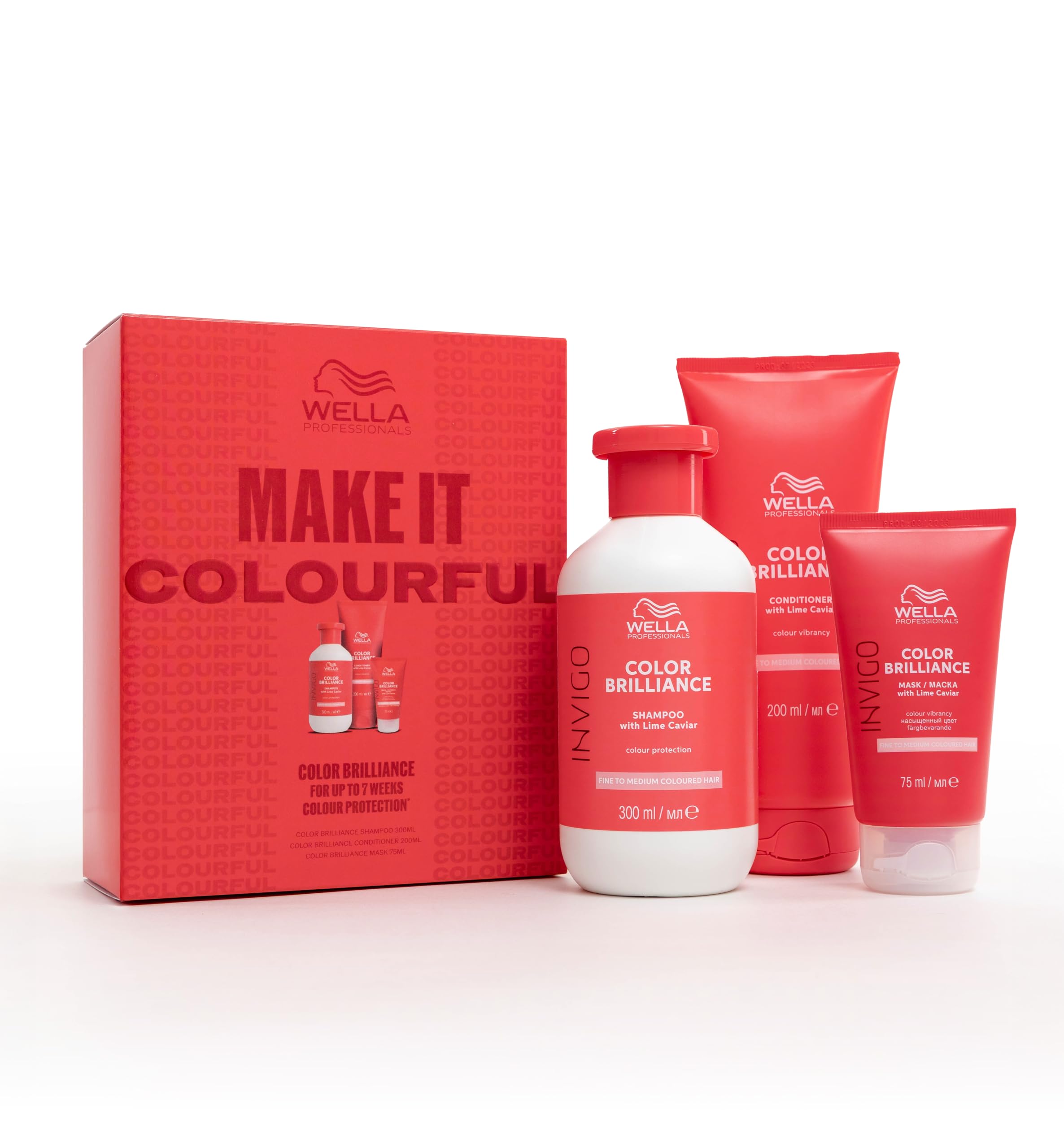 Wella Professionals Color Brilliance Hair Care Gift Set – 3-Step Regime
