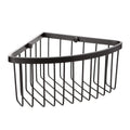 Tatay Large Corner Shower Basket – Rustproof Black Aluminium Caddy