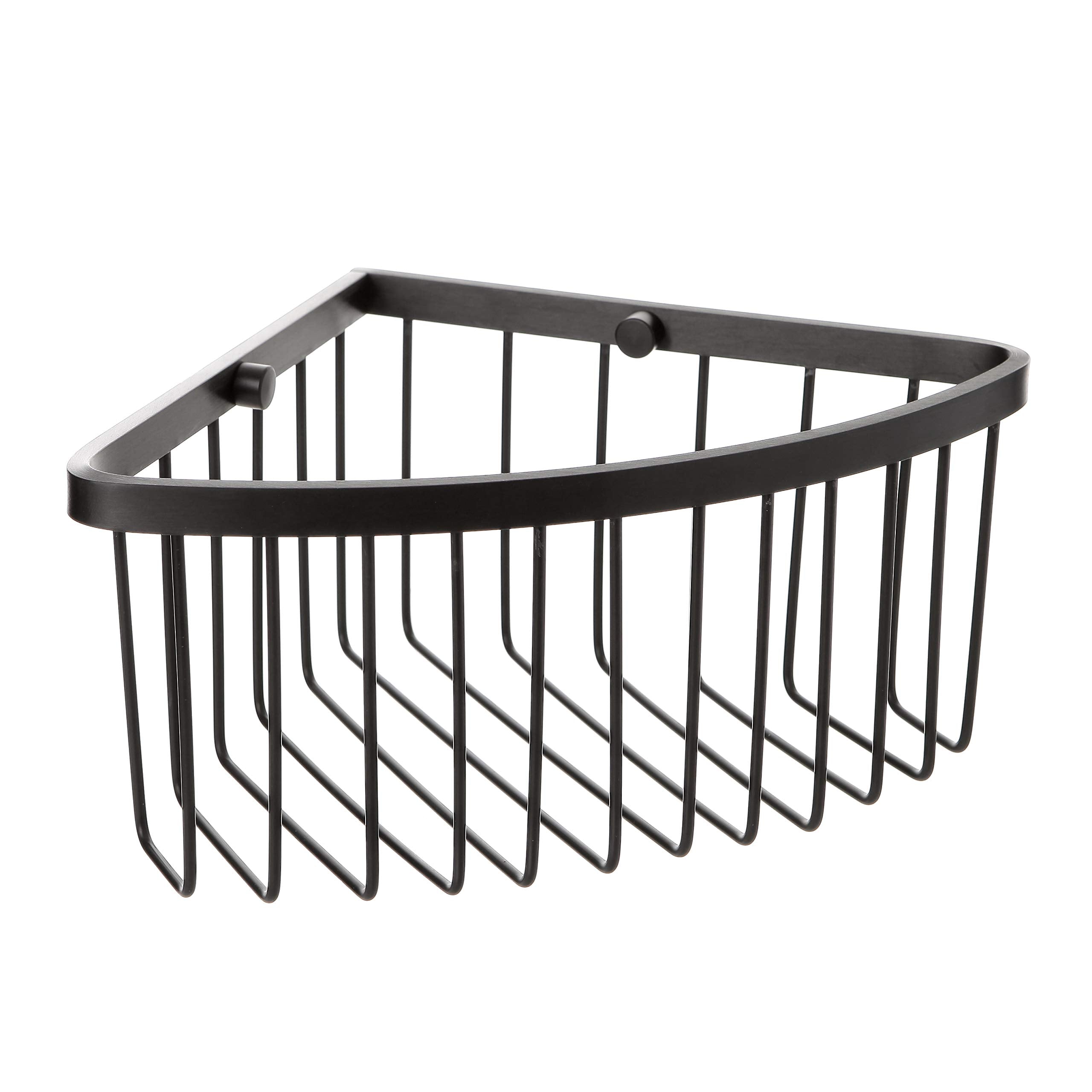 Tatay Large Corner Shower Basket – Rustproof Black Aluminium Caddy