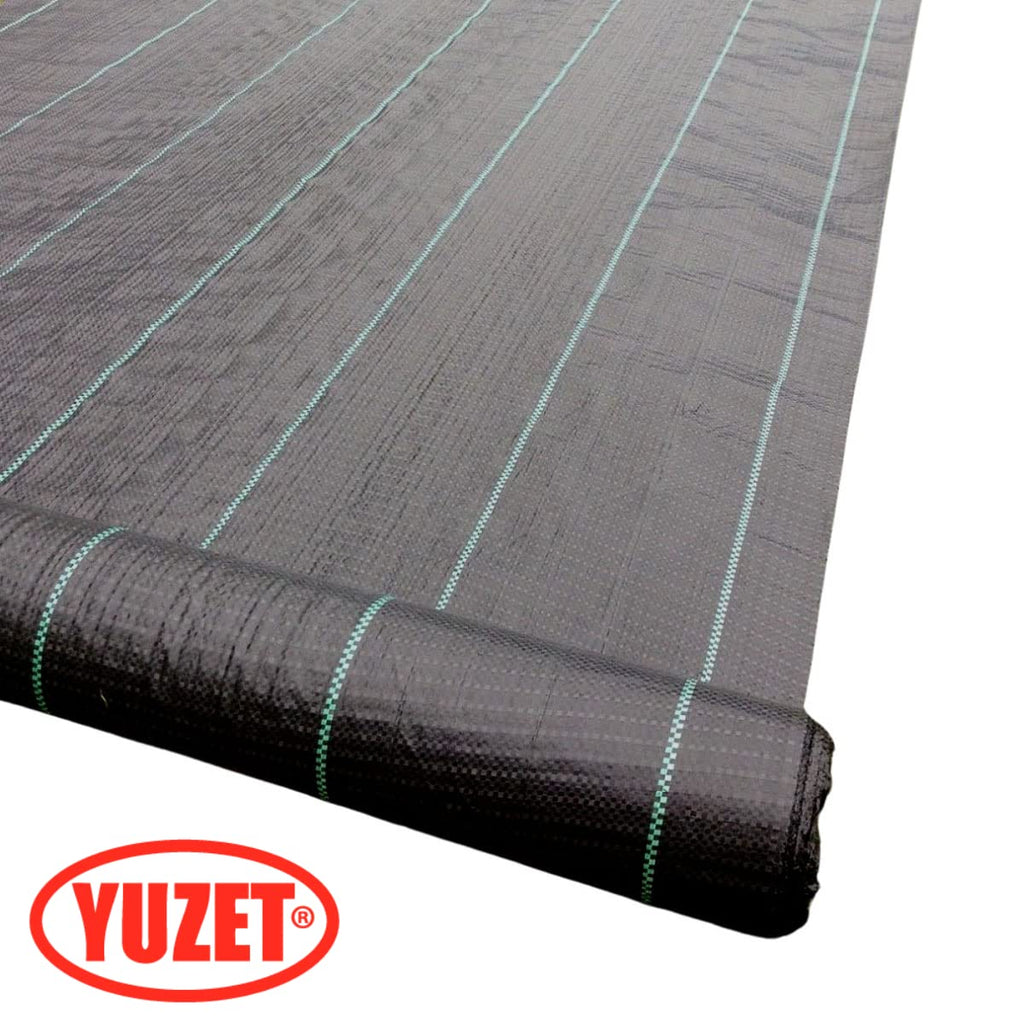 Yuzet 100gsm Heavy Duty Weed Control Fabric - 2m x 50m Ground Membrane