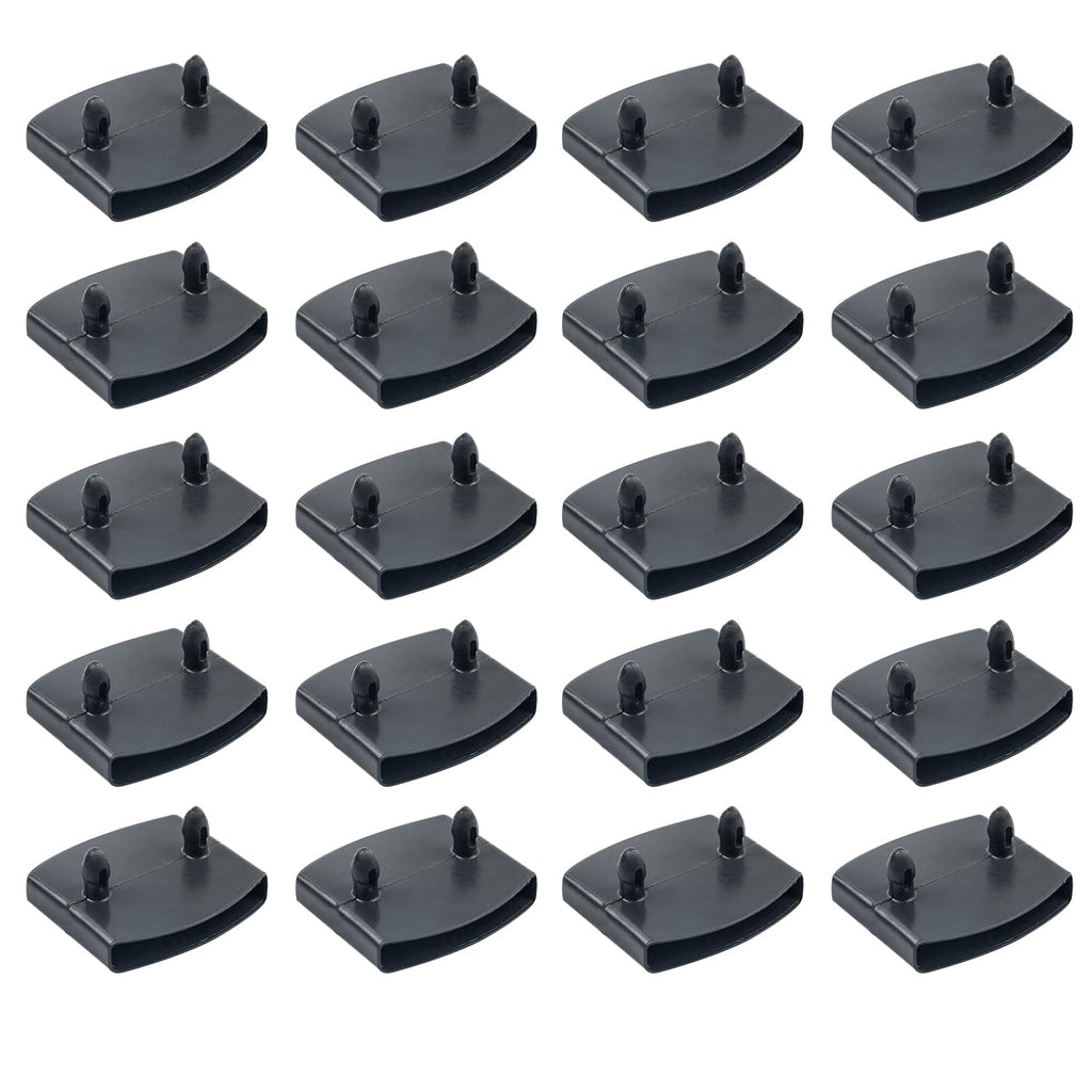 Sgehai 26 Pcs bed slats replacement bed slat end clip,plastic bed slat holders caps 55mm,for double/single bed and king size replacement support cap