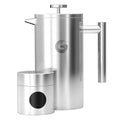 Coffee Gator 1L French Press - Insulated Double-Wall Stainless Steel Maker