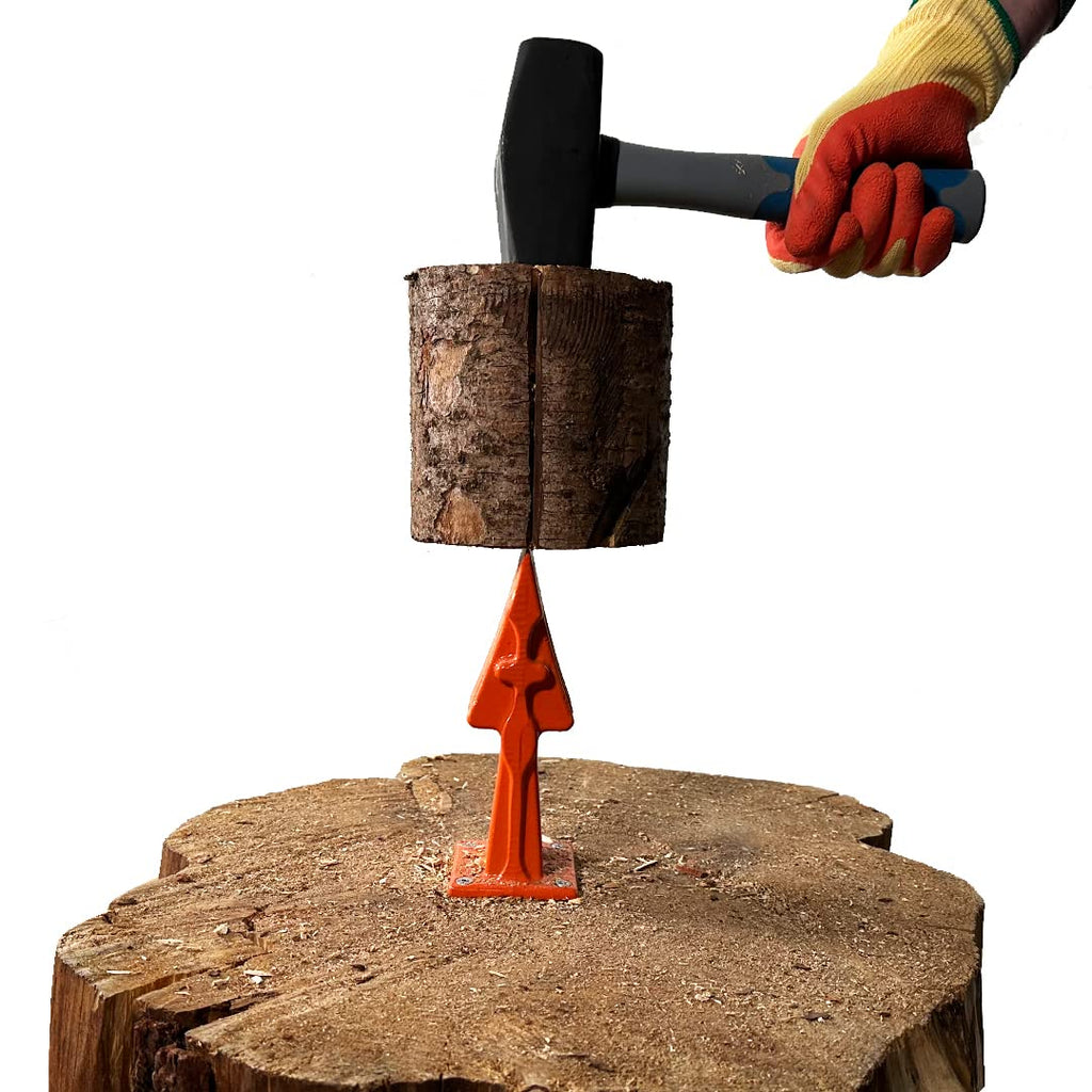 Forest Master USAB 7" Manual Log Splitter | Ductile Cast Iron Kindling Tool
