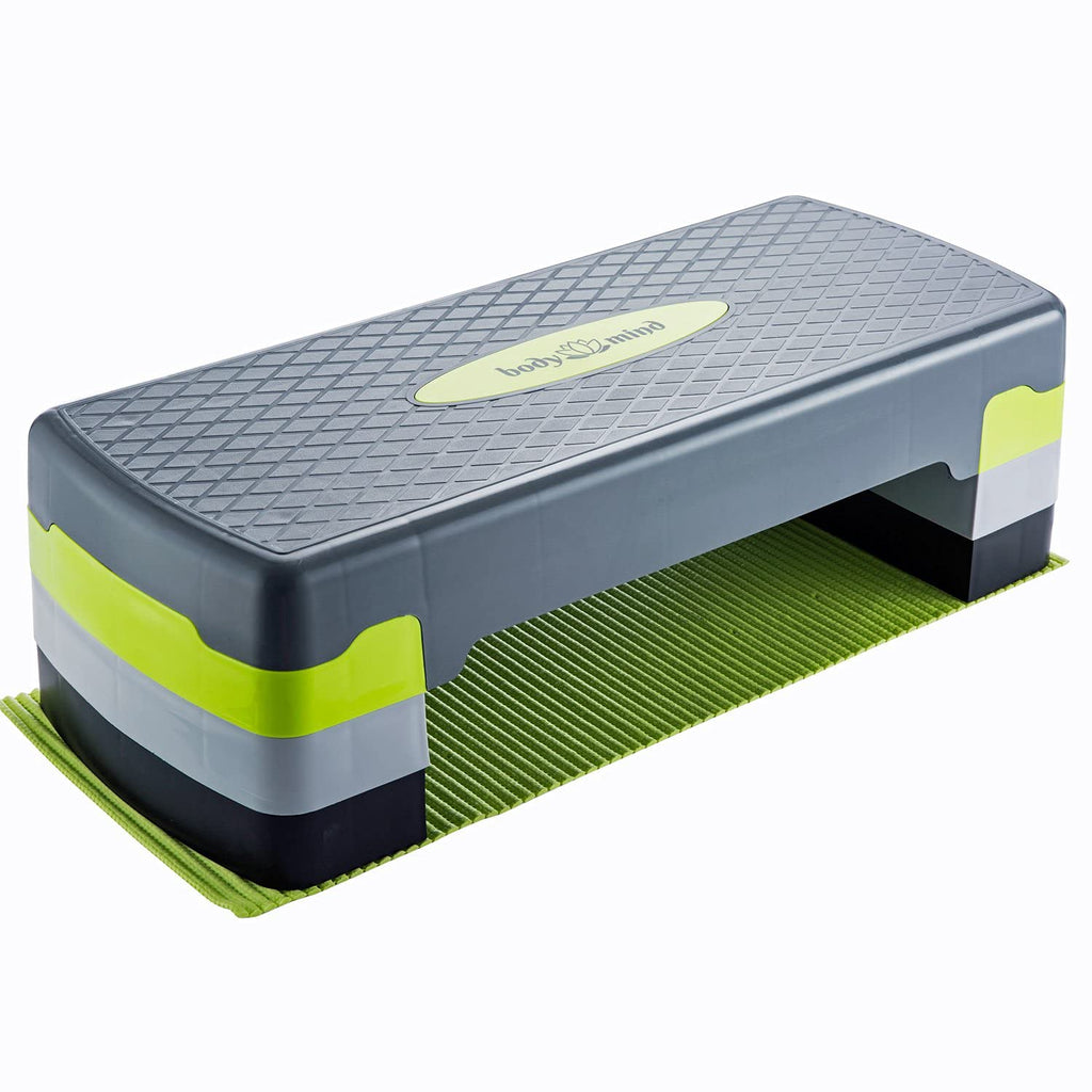 Body&Mind Aerobic Stepping Board Elite – 3-Level Adjustable Step Bench