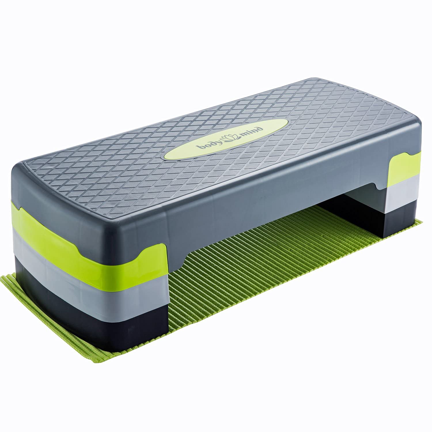 Body&Mind Aerobic Stepping Board Elite – 3-Level Adjustable Step Bench