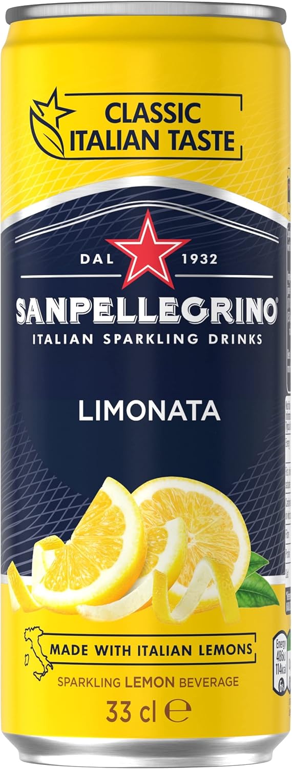 San Pellegrino Sparkling Lemon Drink - Sicilian Citrus Soda, 24 Pack