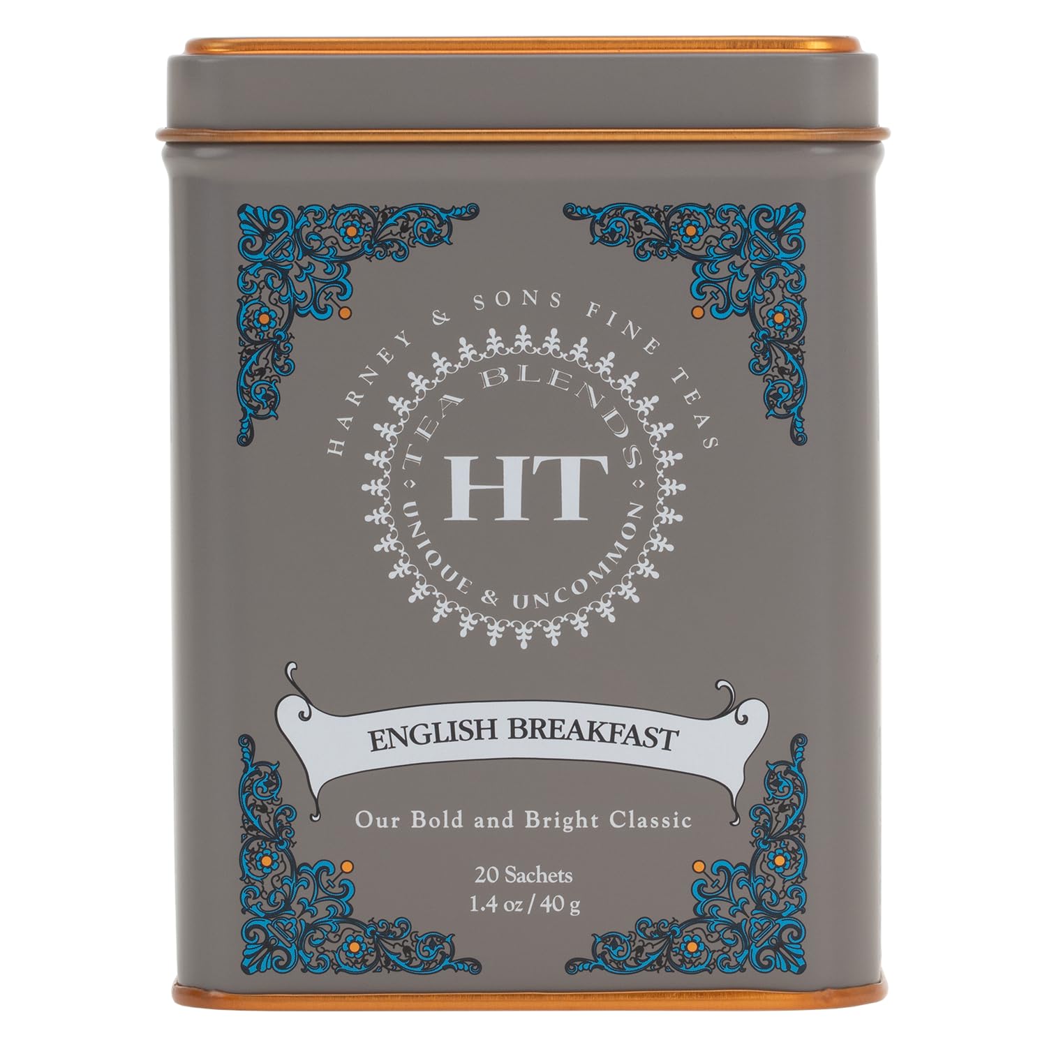 Harney & Sons English Breakfast Black Tea - 20 Full Leaf Tea Sachets