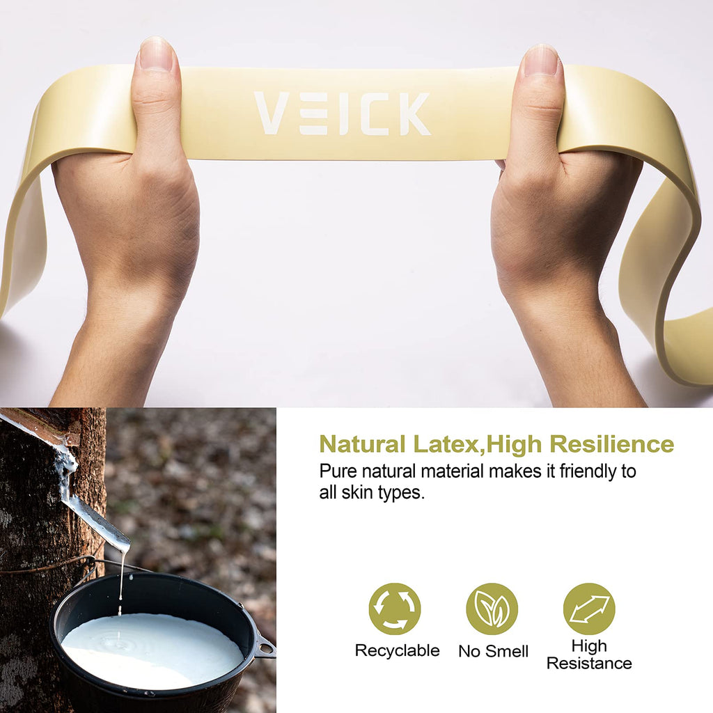VEICK Resistance Bands Set – Natural Latex Pull Up Assistance Bands