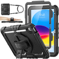 SEYMAC iPad 11/10.9 Case – Heavy Duty Shockproof Cover with Stand