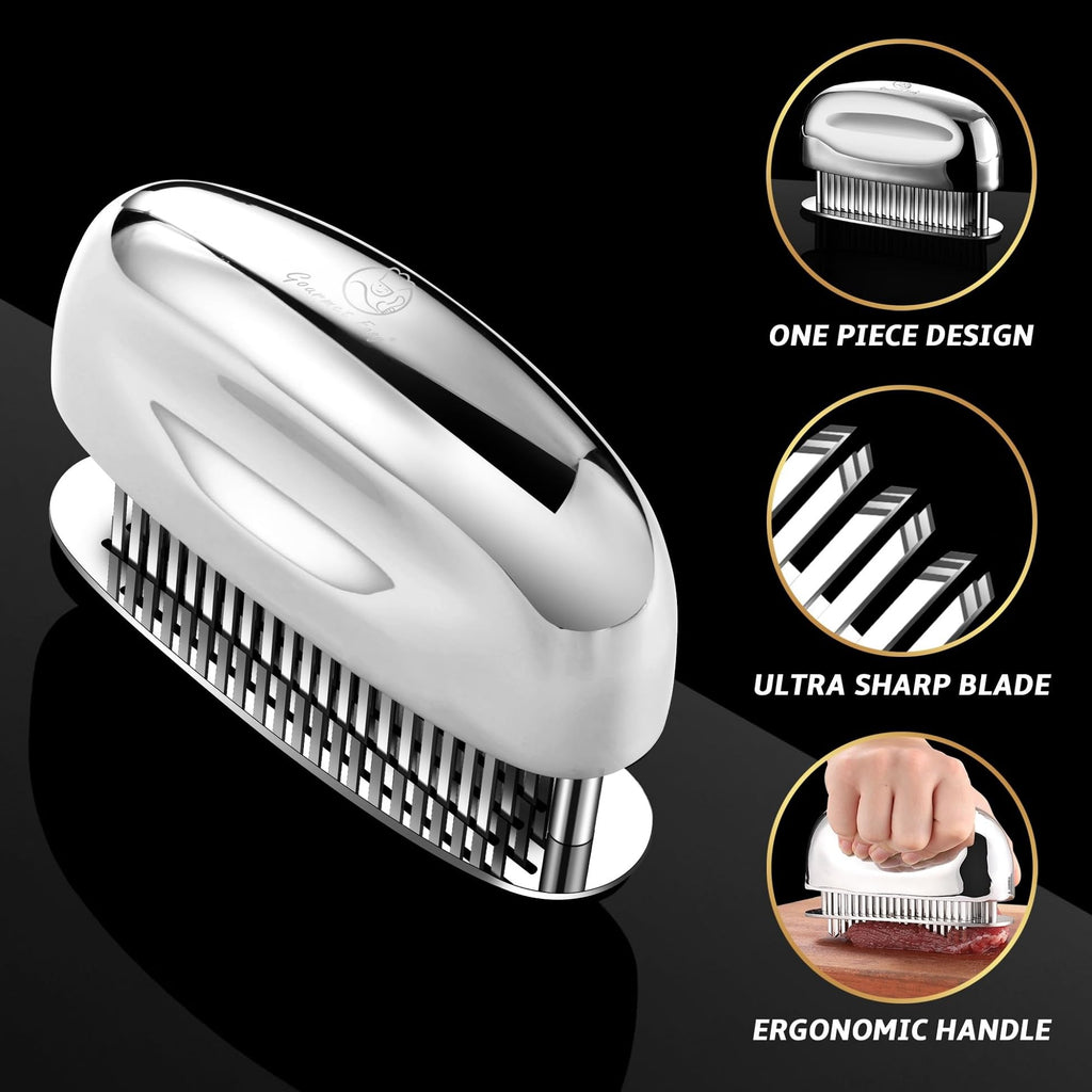 Meat Tenderizer Tool – Stainless Steel Needle Blade for Steak