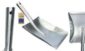 Toolspace Galvanised Metal Dustpan – Heavy-Duty Steel Fireplace Waste Shovel