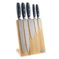 Cooks Professional 5 Piece Knife Set with Bamboo Block & Micarta Handles
