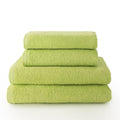 Jolof Store 4-Piece Cotton Bath Towel Set – Absorbent & Quick-Dry, Lime