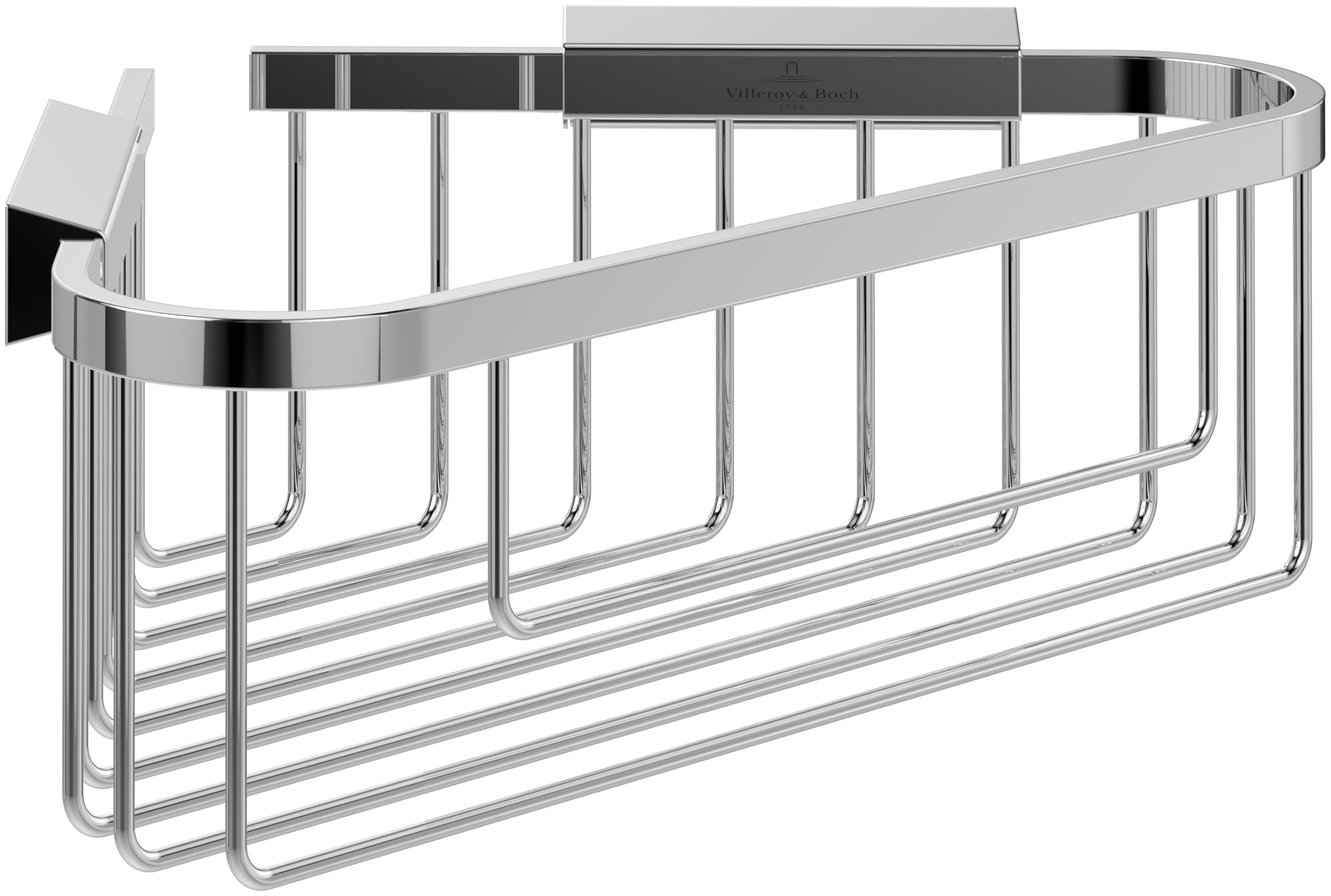 Villeroy & Boch Elements Tender Corner Shower Basket – Chrome Zinc