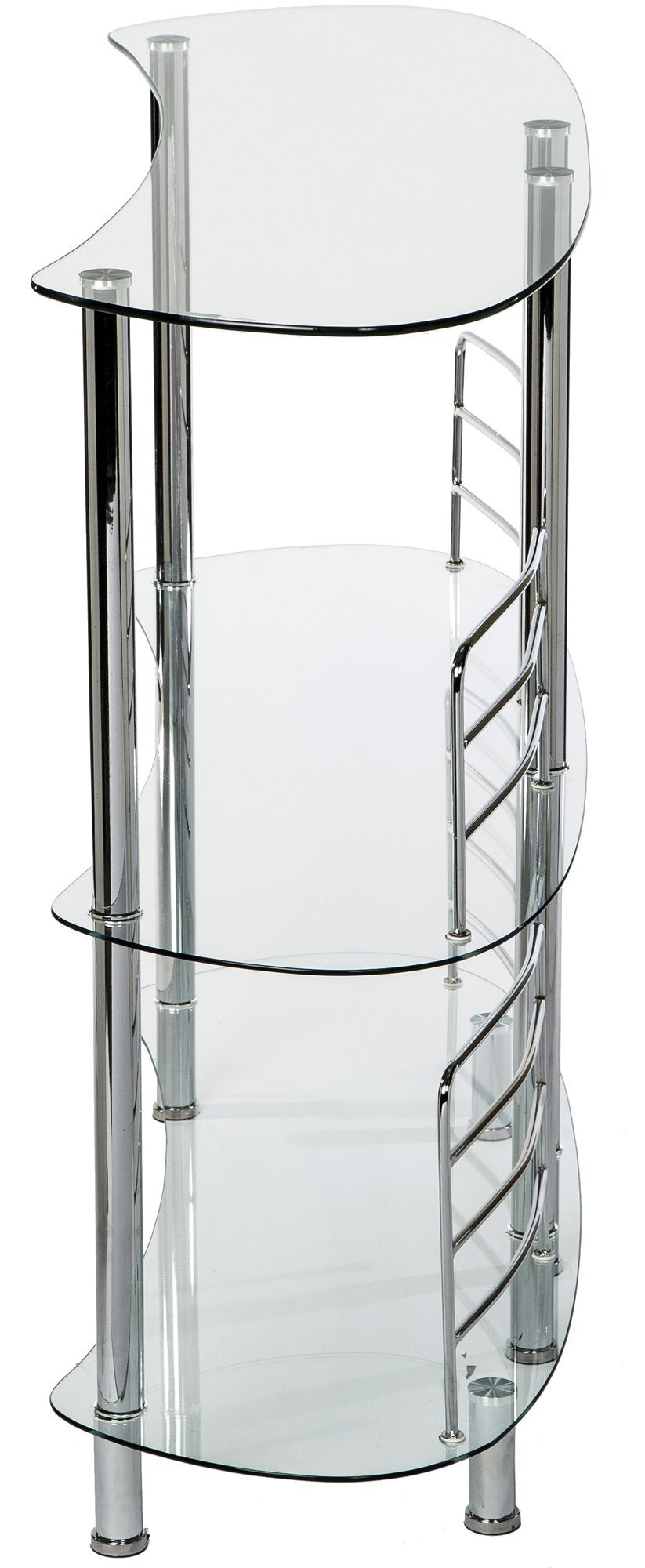 Mango Steam Contemporary Modern Home Liquor Bar Euro, Clear