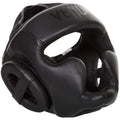 Venum Challenger 2.0 Boxing Headgear – Black Skintex Leather – One Size