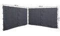Quick Star Gazebo Sidewalls 3x4m - 2 Polyester Panels in Anthracite