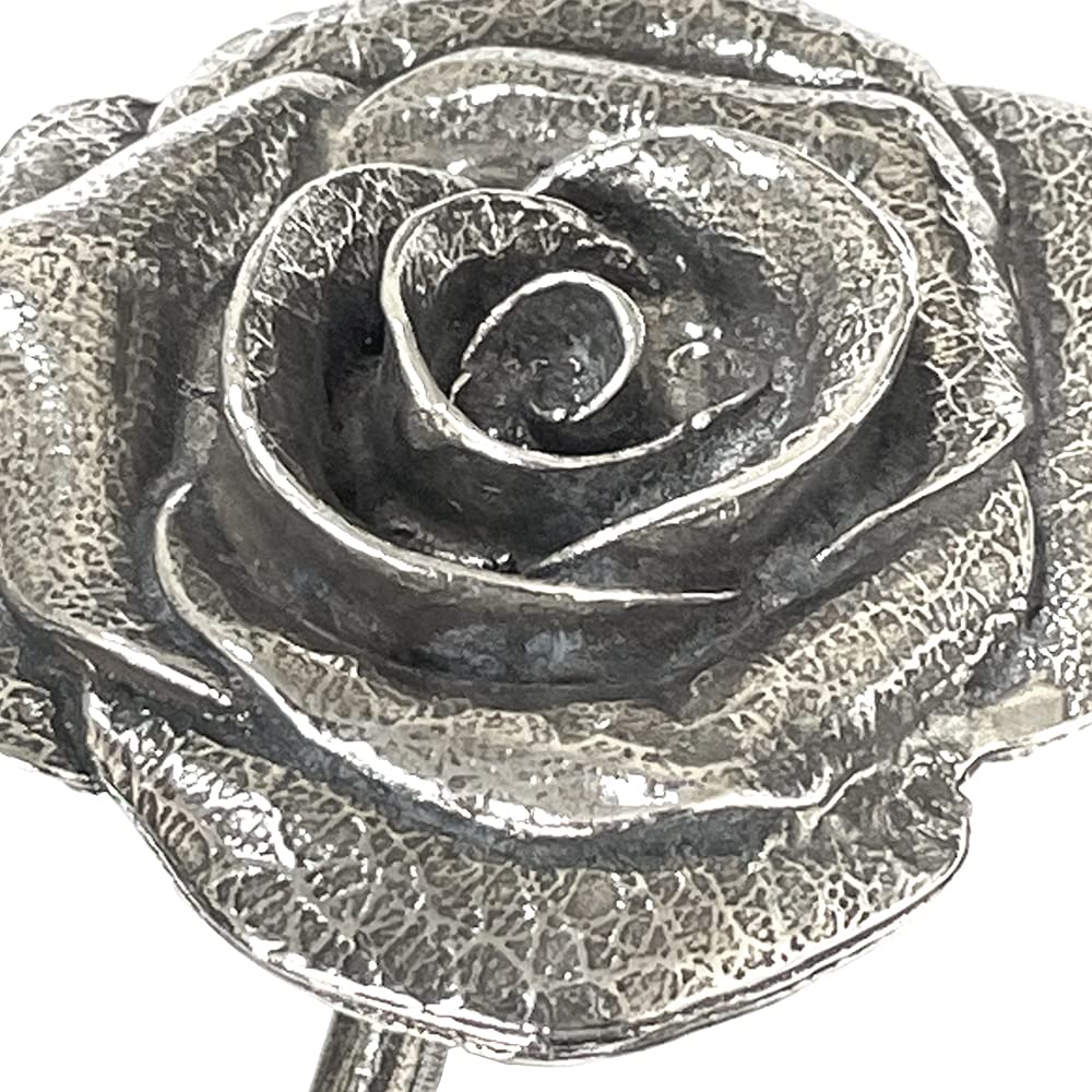English Pewter Company 10th Anniversary Tin Rose - Handmade Keepsake