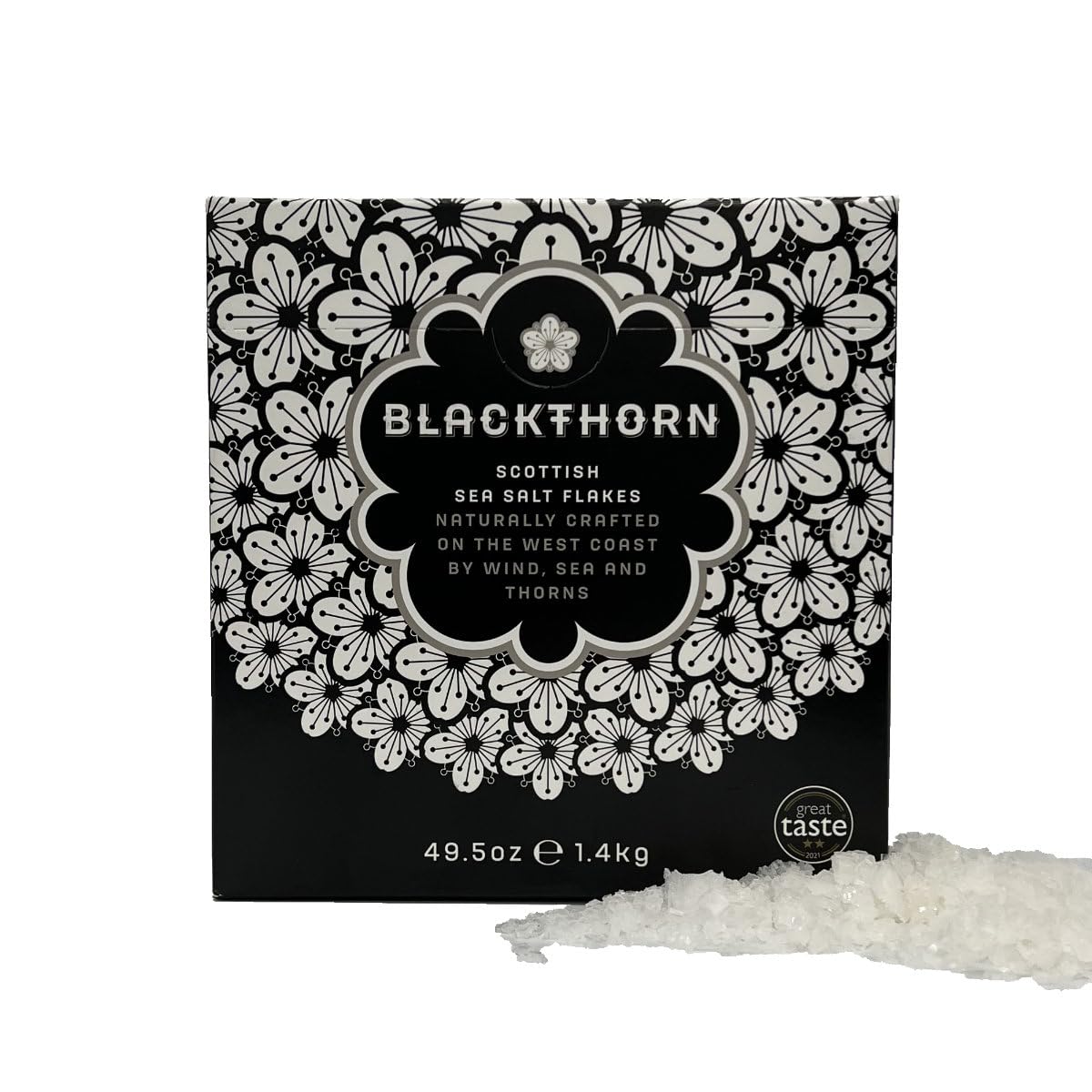 Blackthorn Scottish Sea Salt Flakes – Natural Gourmet Mineral Salt, 1.4kg