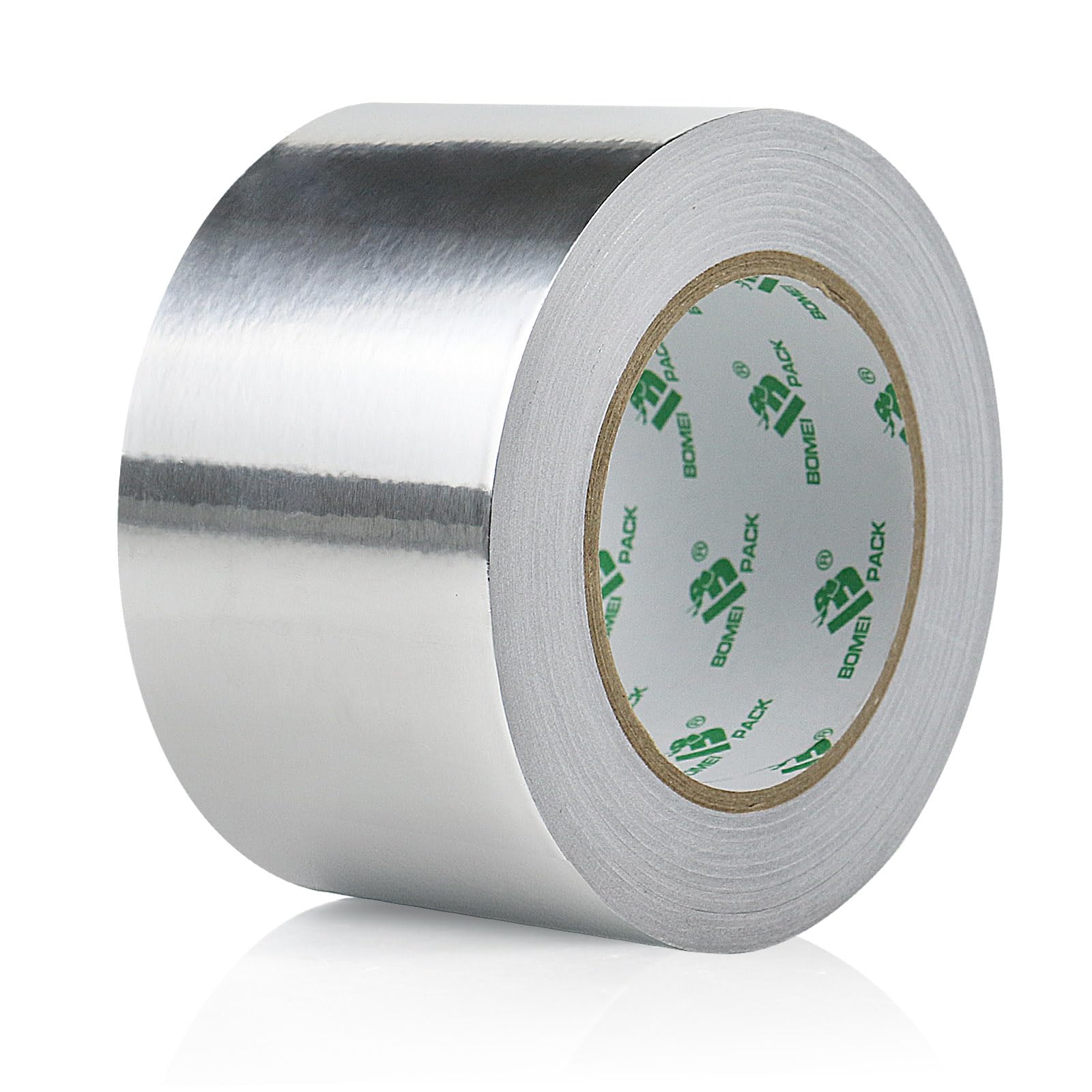 BOMEI PACK Aluminum Foil Tape | 3 Inch x 164 Ft Heat Resistant HVAC Duct