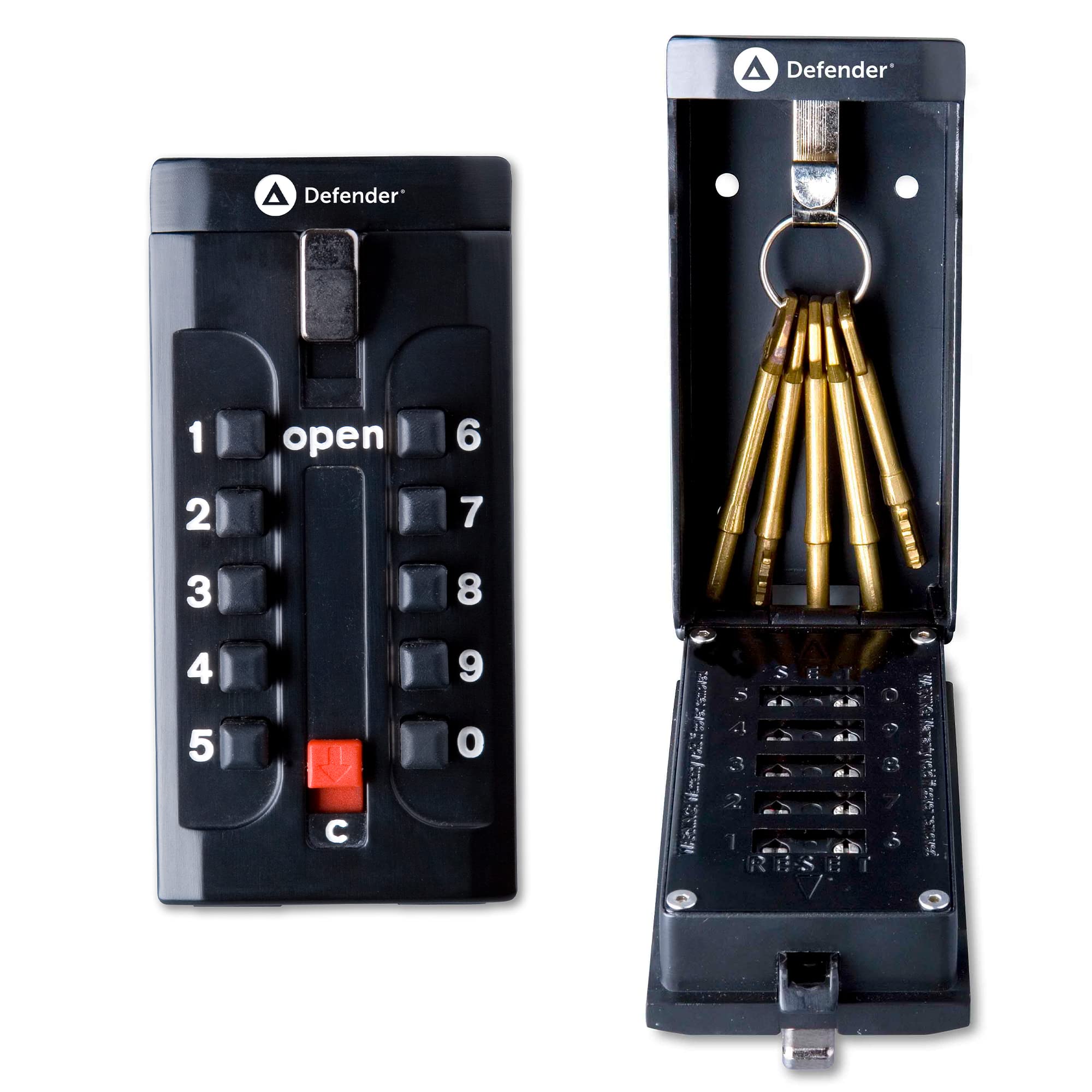 Defender Push Button Key Safe – Waterproof Wall Mounted Lock Box