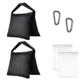 EMART Heavy Duty Photography Sandbags | Black Saddlebag Weights - 2 Pack