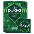 Pukka Herbs Supreme Matcha Green Organic Tea - 80 Bags (4 Packs)