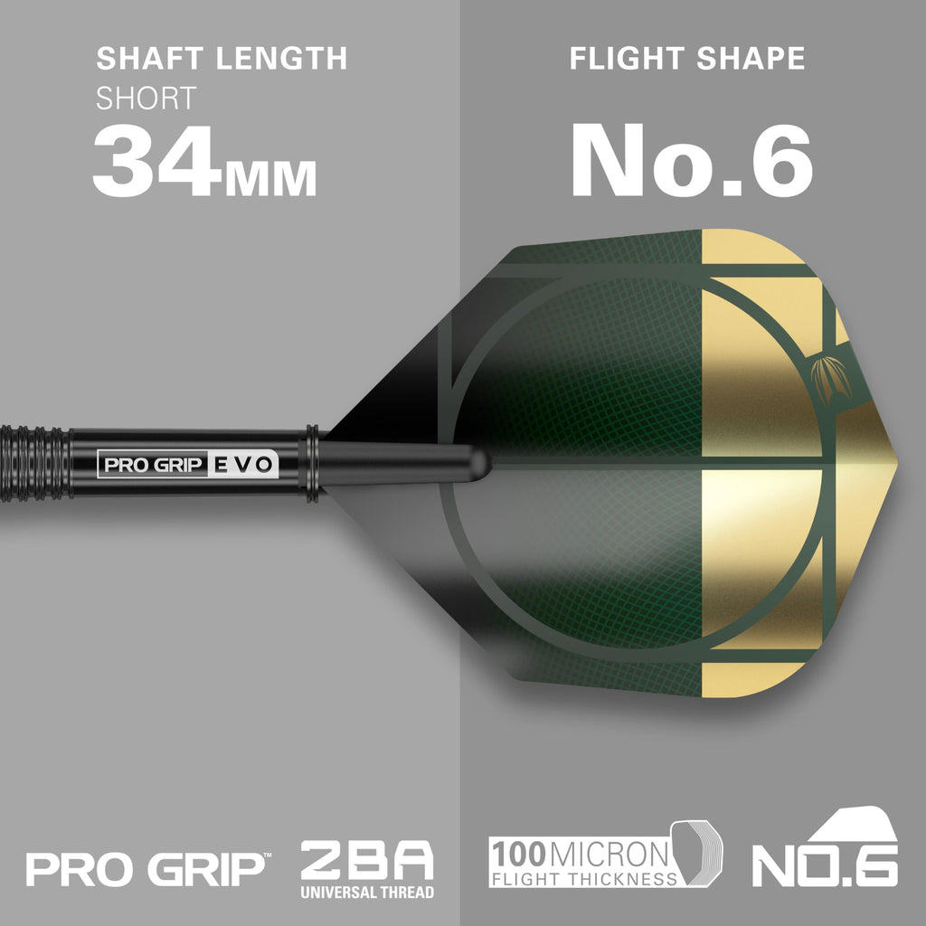 Target Darts Cult Envy 03 | 90% Tungsten 24g Swiss Point Steel Tip Set