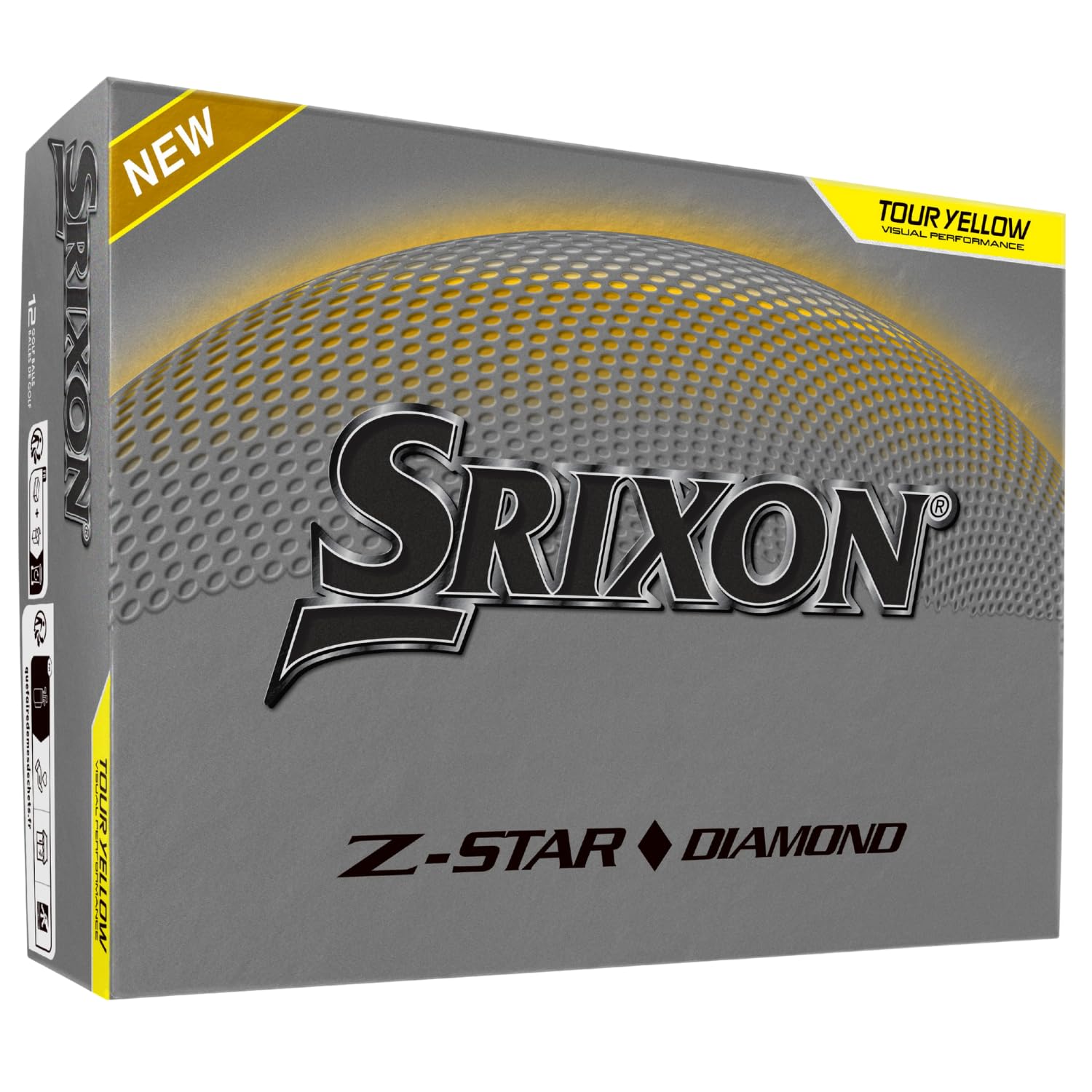 Srixon Z-STAR DIAMOND Golf Balls – FastLayer DG Core 2.0 Spin Skin+