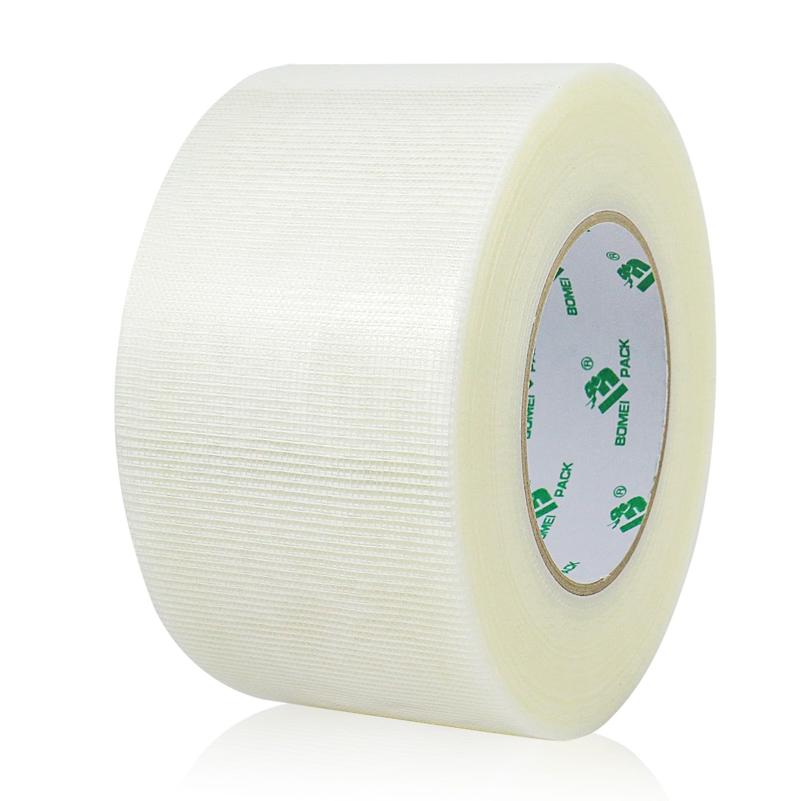 BOMEI PACK Clear Wide Duct Tape – 75mm x 50m Waterproof Heavy Duty Tape
