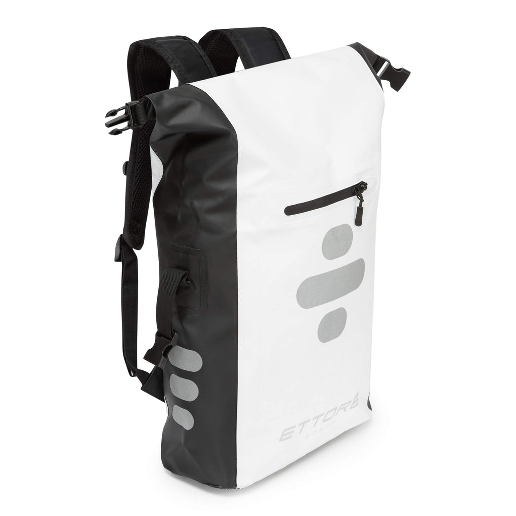 Ettore Sonar Cycling Rucksack – 30L Waterproof Dry Bag – Black/White