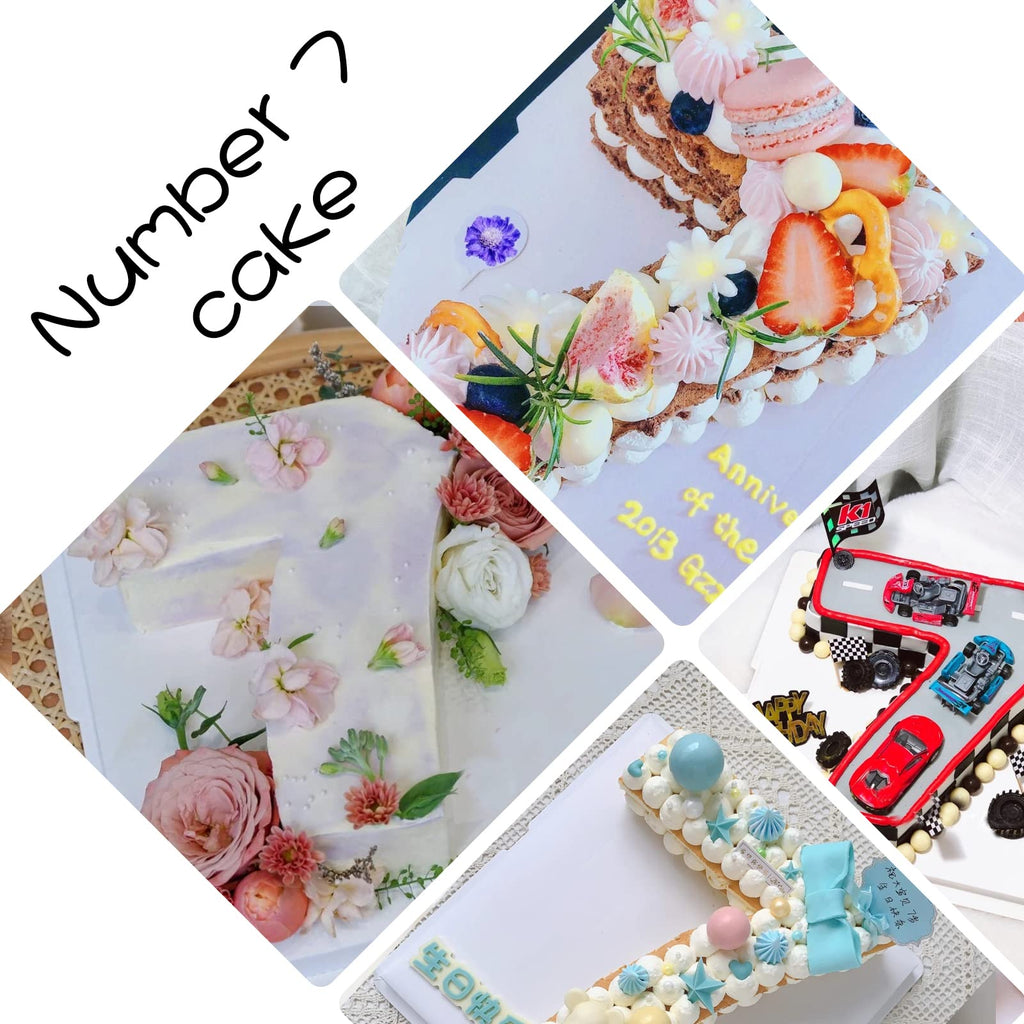 Honnesserry Silicone Number Cake Tins | 0-8 Non-Stick Large Baking Moulds
