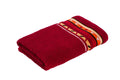 Möve Frottana Country Bath Towel – 100% Cotton, Ruby, 67x140 cm