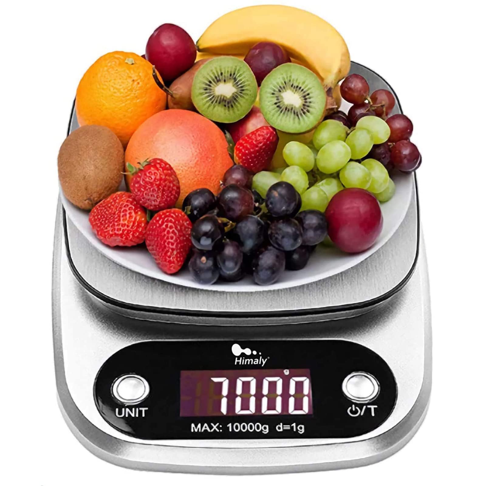 Jolof Store Digital Kitchen Scale – 10kg Stainless Steel Food Scale