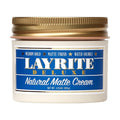Layrite Natural Matte Cream - Medium Hold Water Soluble Hair Cream 120g