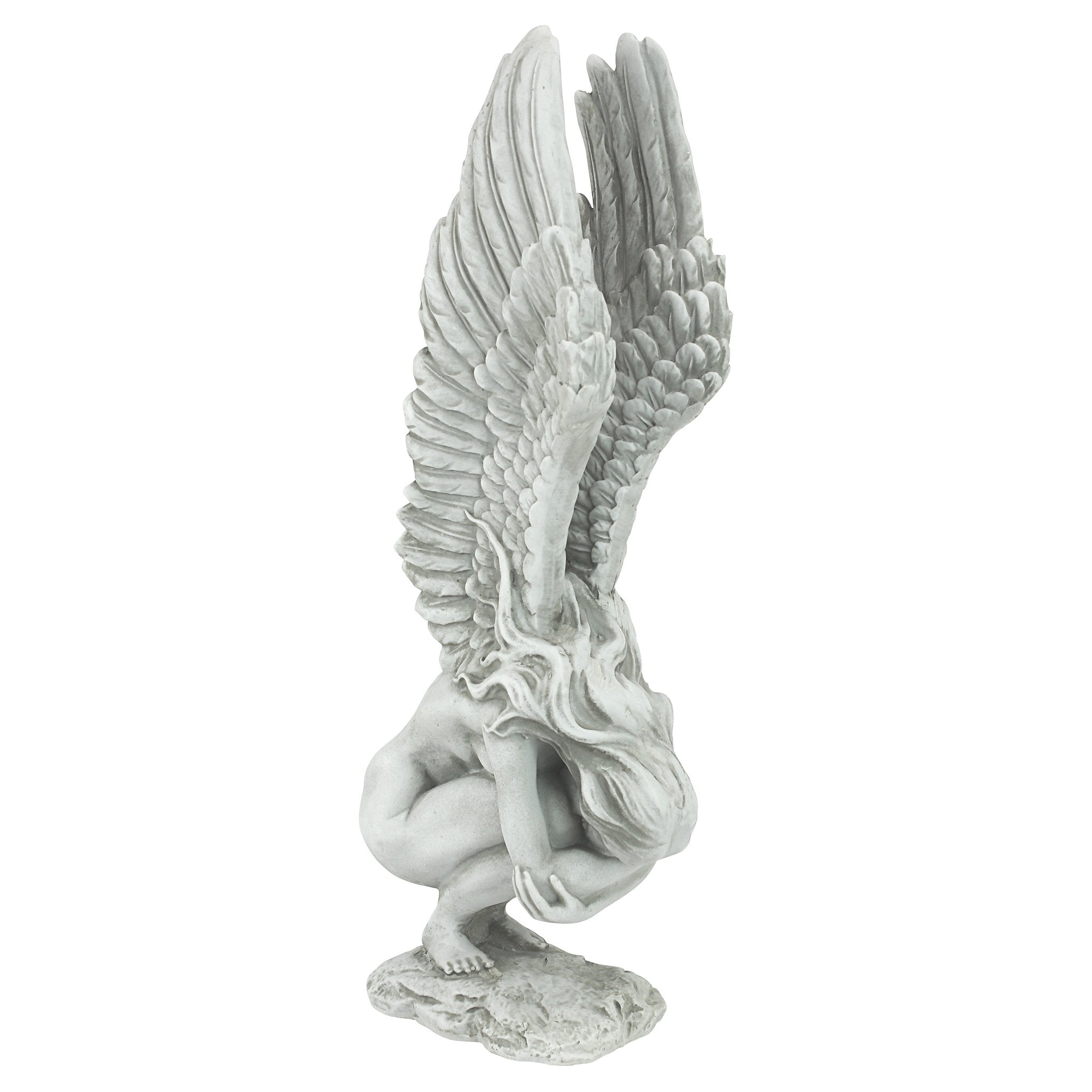 Design Toscano Remembrance Angel Garden Statue – Antique Stone, 38cm