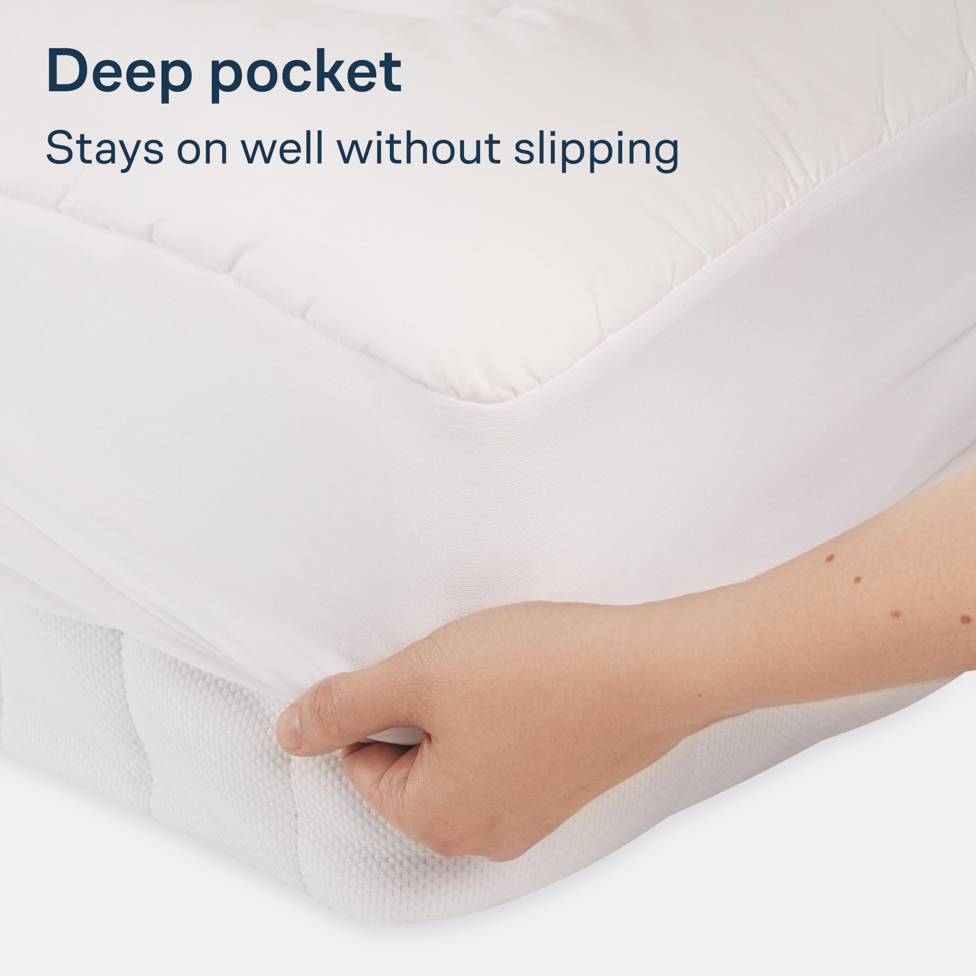 Niagara Cotton Small Double Mattress Topper – 2.5cm Breathable Pillow Top